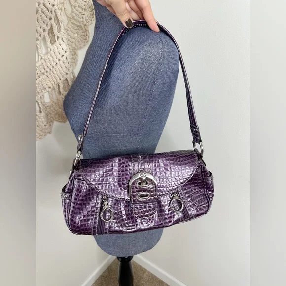 Kathy Van Zeeland Bags Kathy Van Zeeland Y2k Reptile Croc